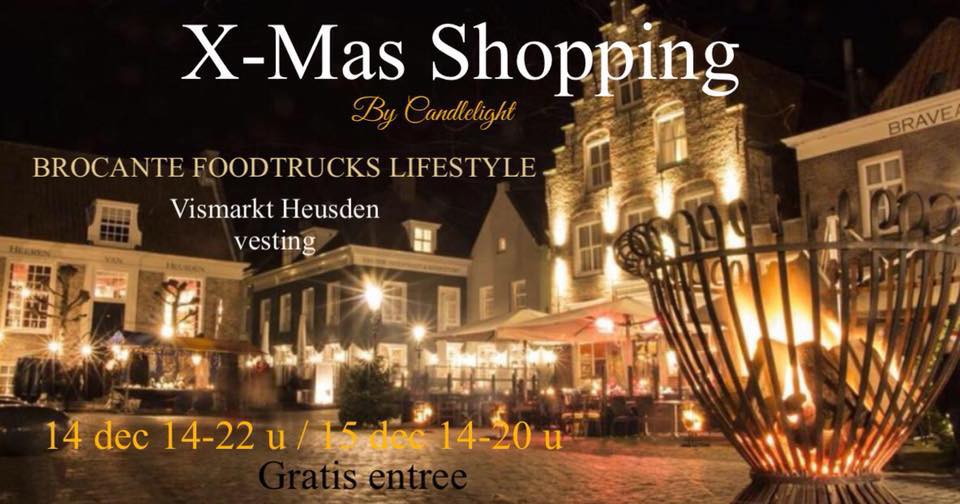 Shopping de Noël & Brocante à Heusden (Pays-Bas)