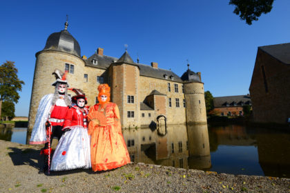 Costumés de Venise au Château de Lavaux