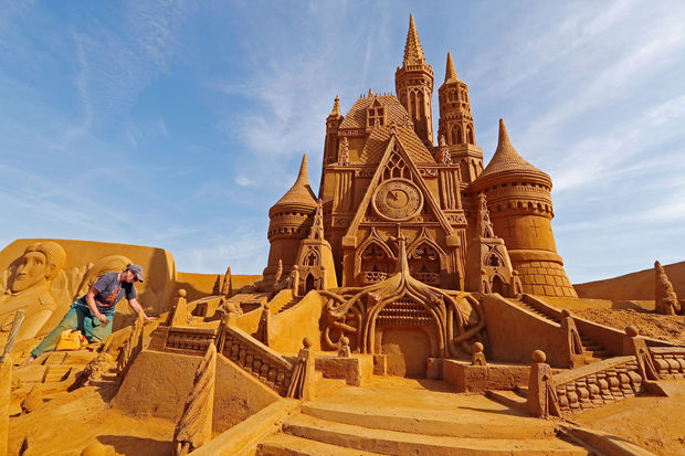 Middelkerke et les sculptures de sable